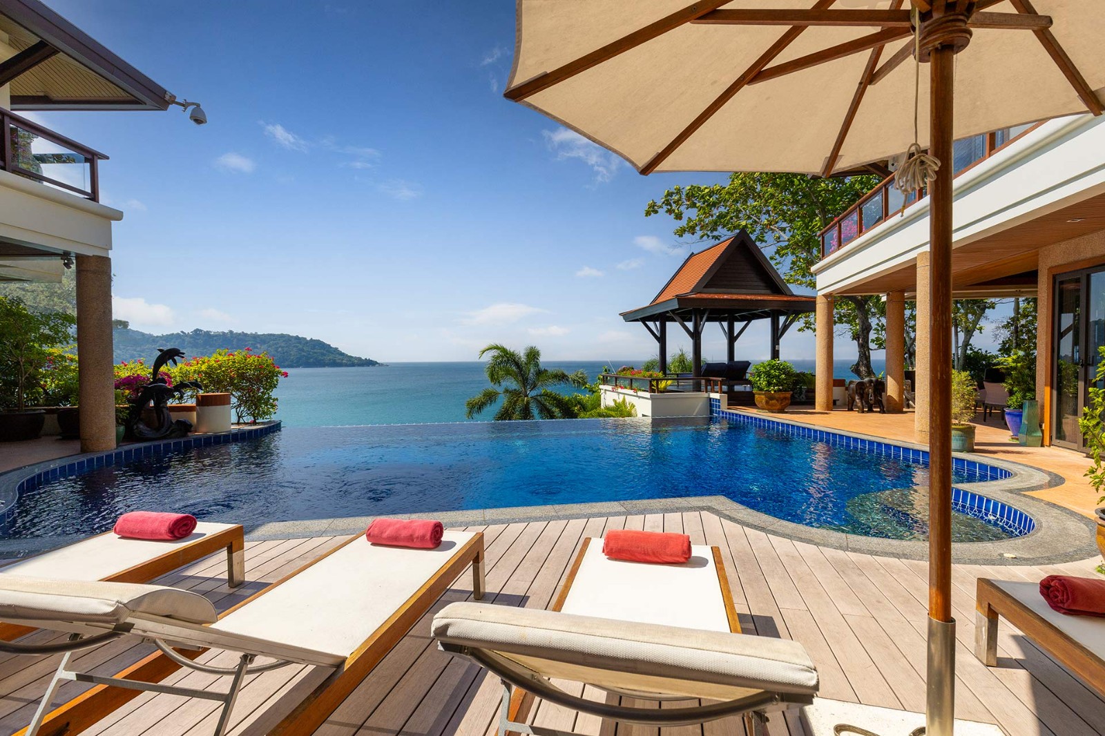 Interior view of Oceanfront 4-Bedroom Sea View Luxury Villa for Sale in Baan Kata - Walk to Kata Beach & Kata Noi Beach