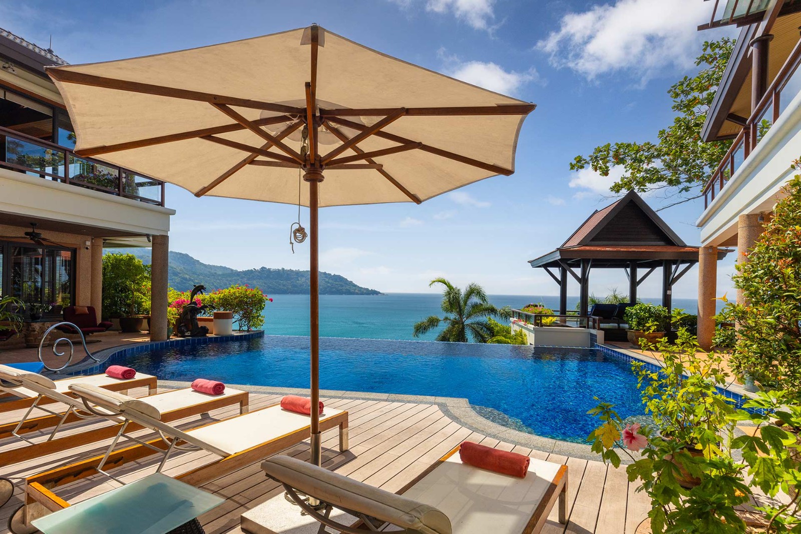 Interior view of Oceanfront 4-Bedroom Sea View Luxury Villa for Sale in Baan Kata - Walk to Kata Beach & Kata Noi Beach