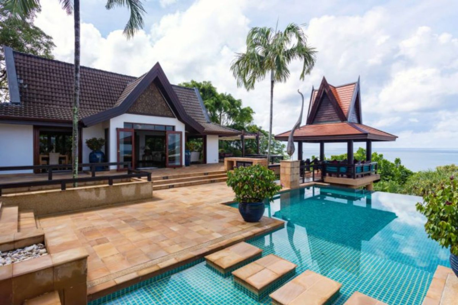 Interior view of 5 Bedroom Luxury Pool Villa with Panoramic Sea Views for Sale - Kata Beach Phuket