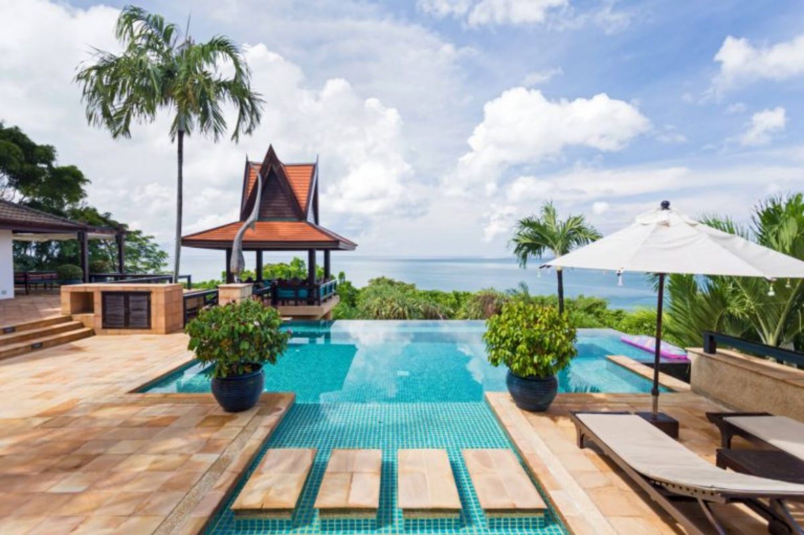 Interior view of 5 Bedroom Luxury Pool Villa with Panoramic Sea Views for Sale - Kata Beach Phuket