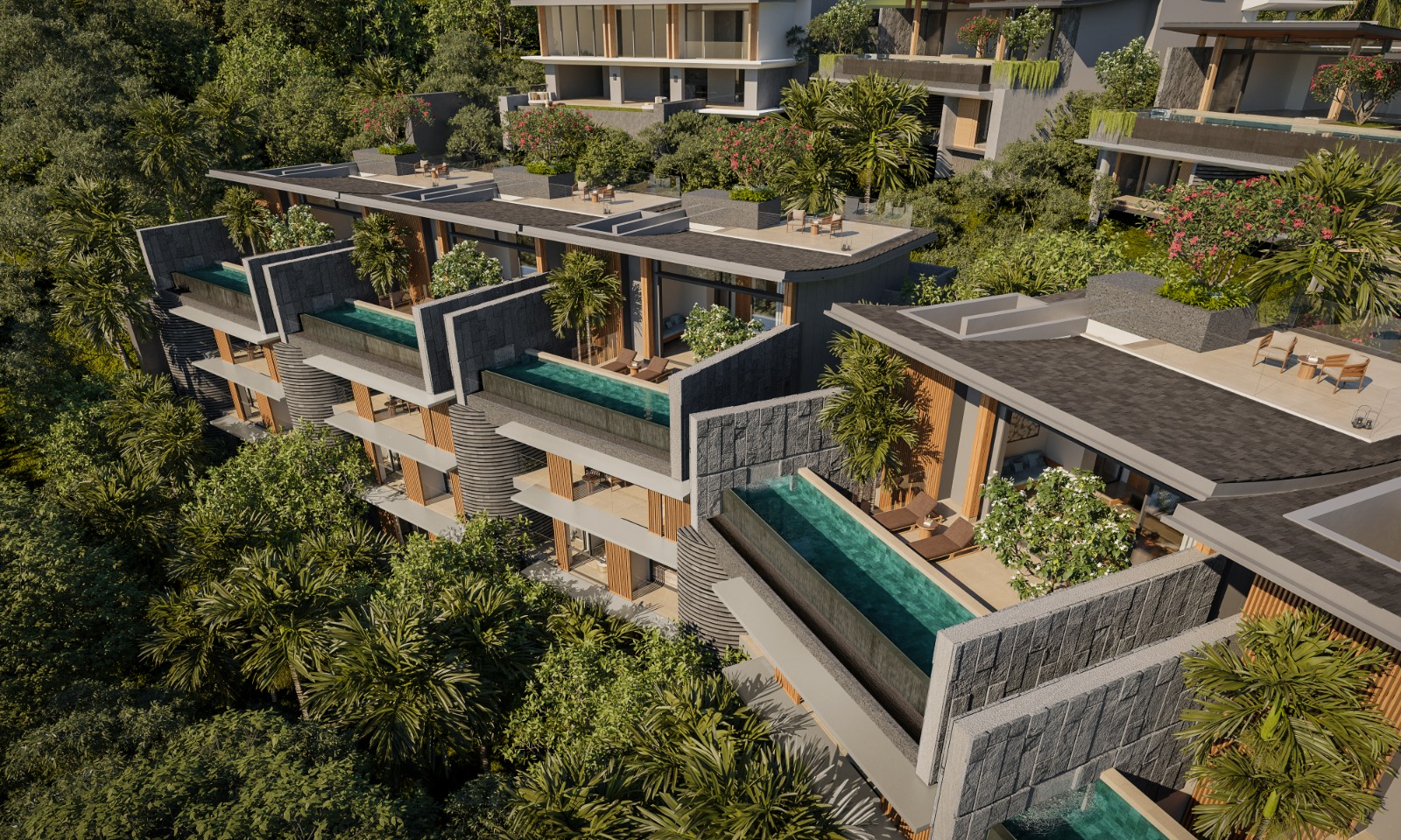 Interior view of 3 Bedroom Stunning Pool Villas at Pavara Vhana, Layan Beach - Type E