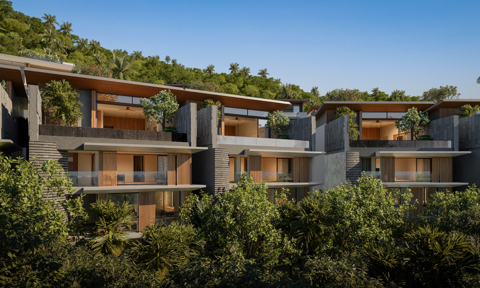 Interior view of 4 Bedroom Stunning Pool Villas at Pavara Vhana, Layan Beach - Type D