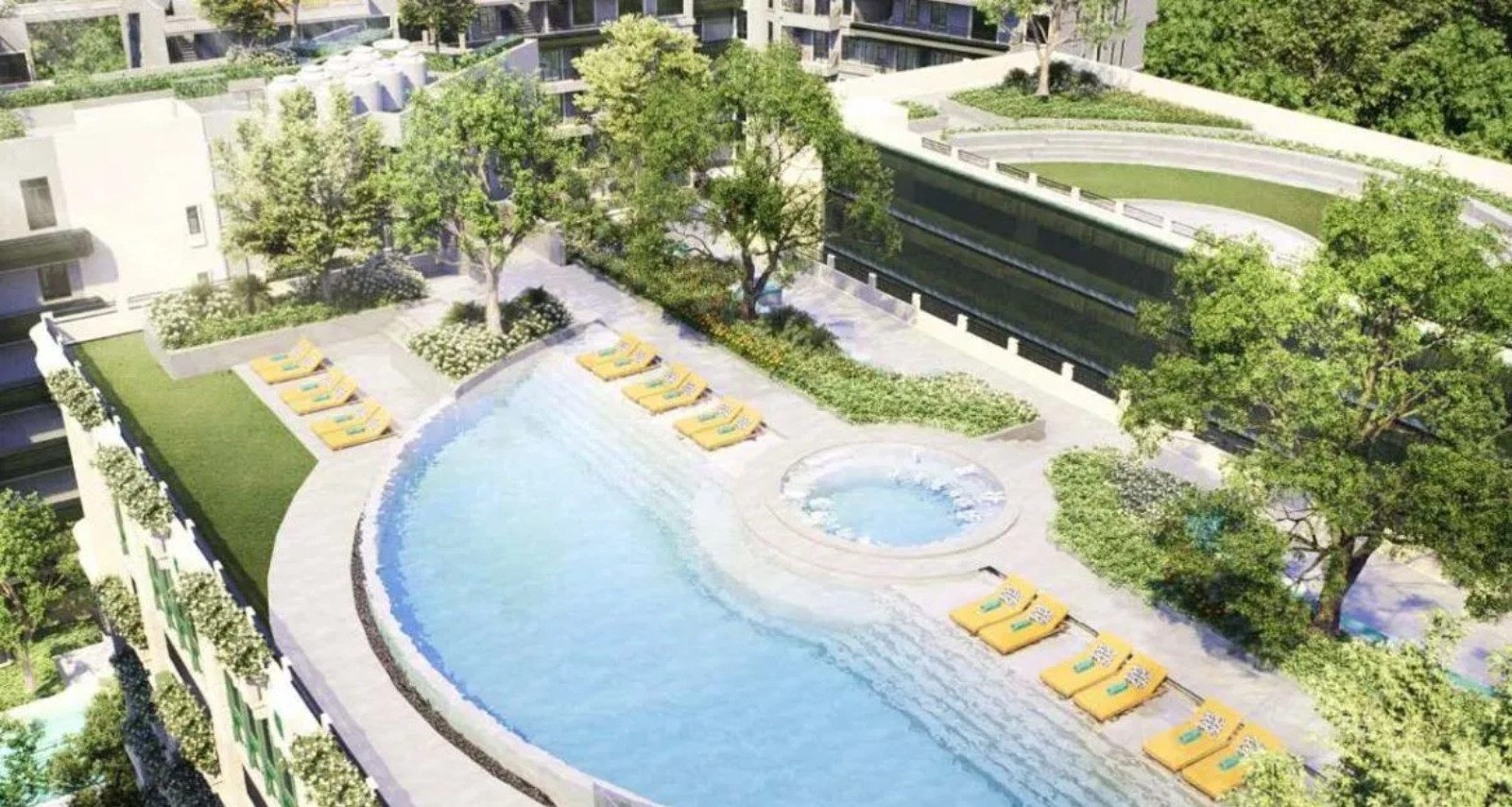 Interior view of Standard 1 Bedroom Condo for Sale at Katabello Phuket - Type B