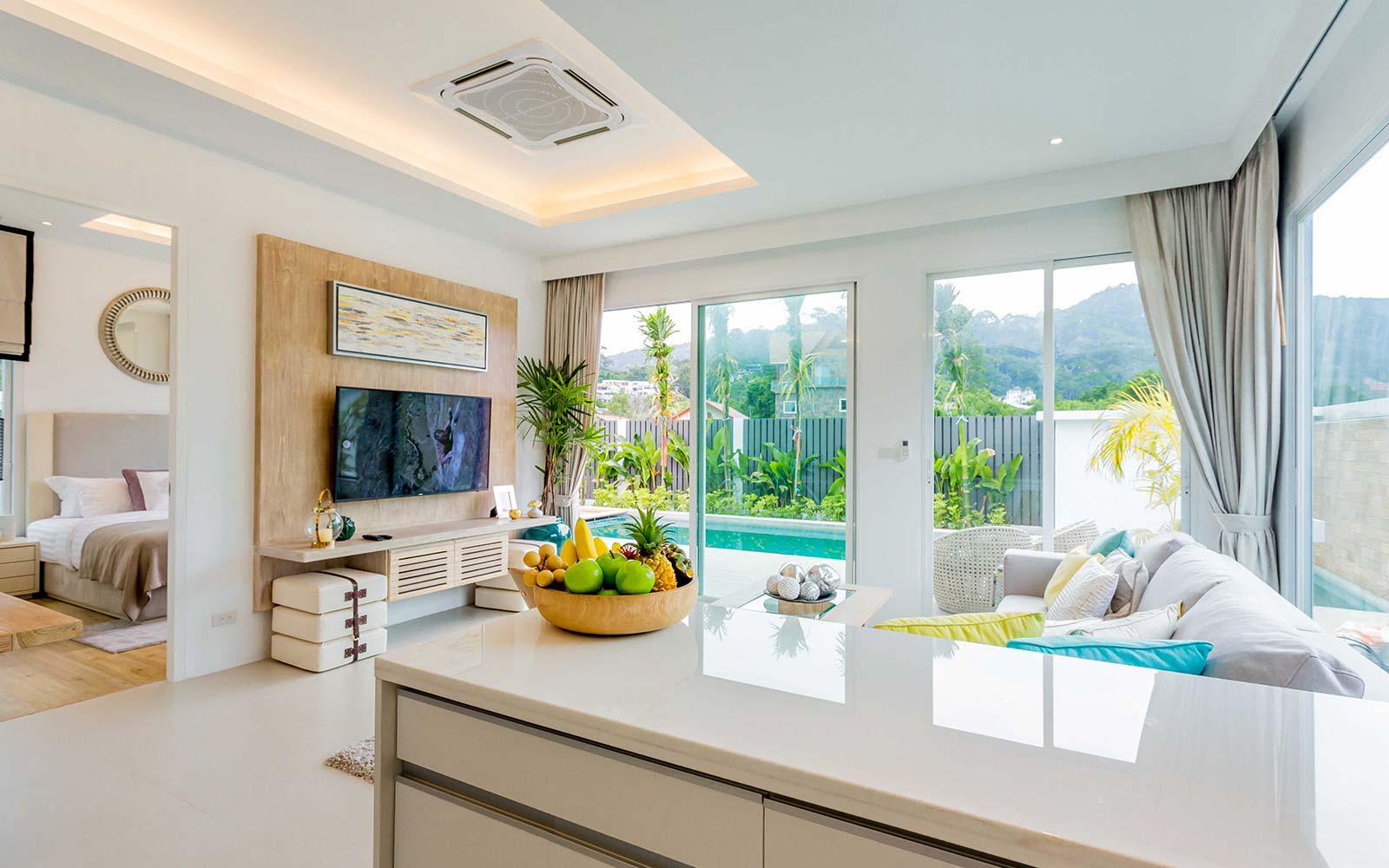 Exterior view of Beautiful 2-Bedroom Pool Villa for Sale in Kamala Garden View, Phuket
