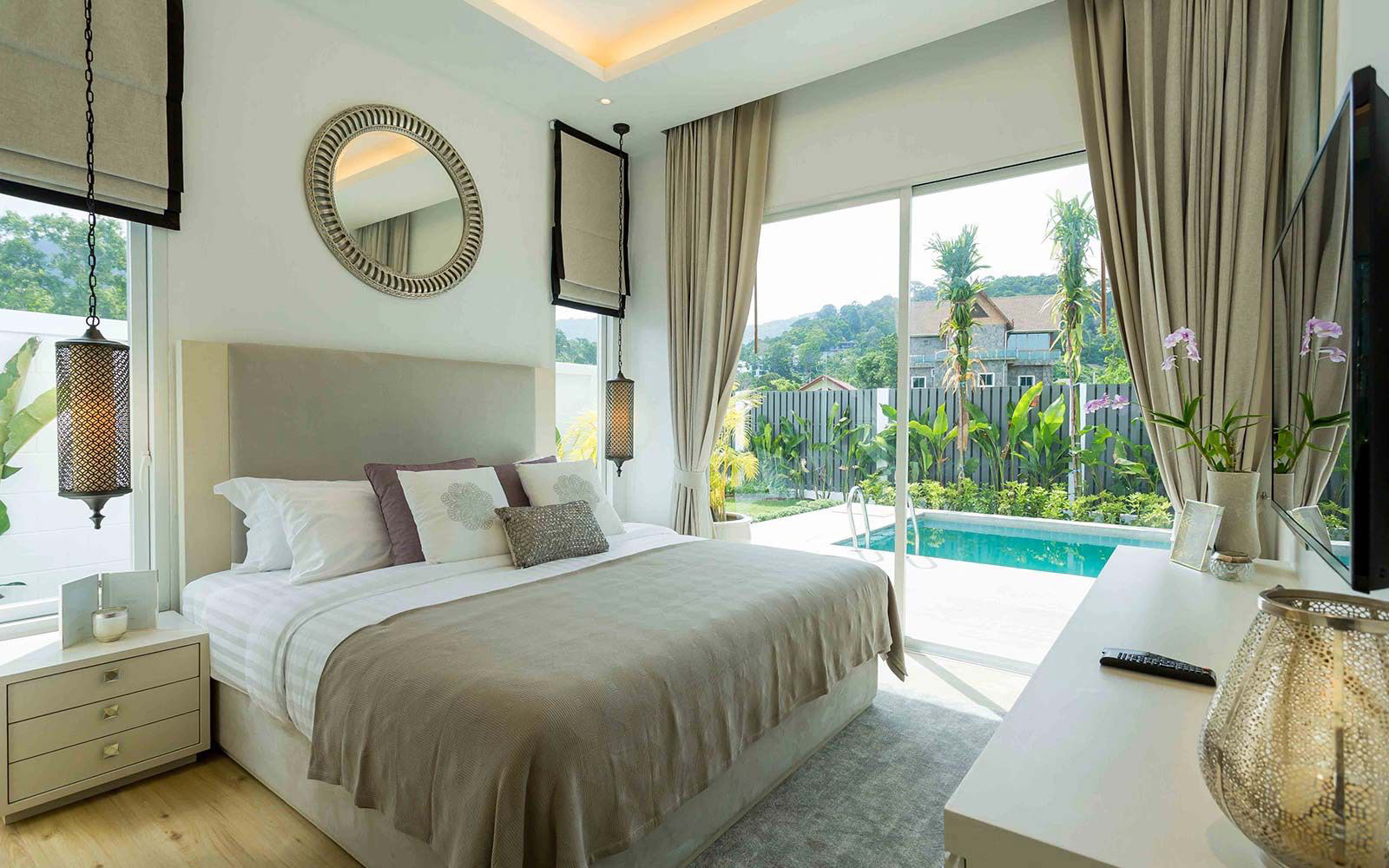 Exterior view of Beautiful 2-Bedroom Pool Villa for Sale in Kamala Garden View, Phuket