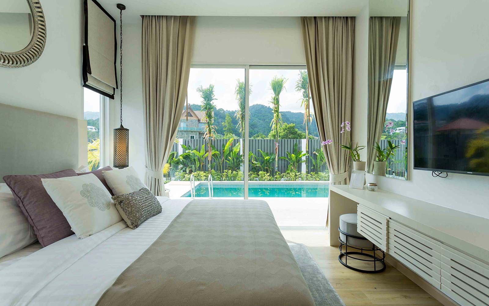 Exterior view of Beautiful 2-Bedroom Pool Villa for Sale in Kamala Garden View, Phuket