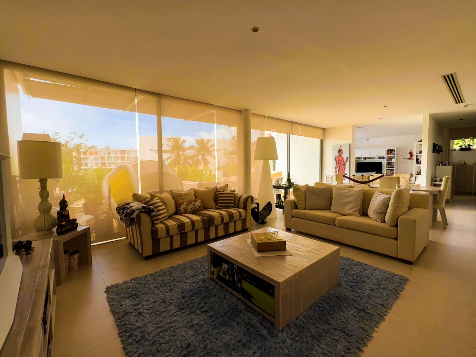 Exterior view of Tropical 2-Bedroom Condo for Sale in Lotus Gardens - Private Plunge Pool - 700m from Layan Beach