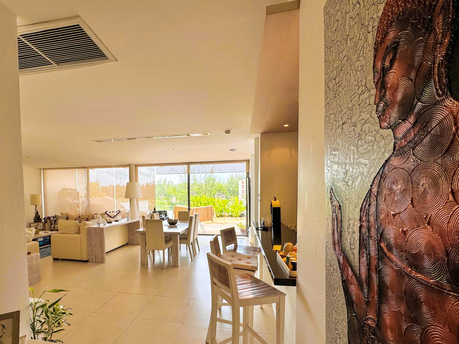 Exterior view of Tropical 2-Bedroom Condo for Sale in Lotus Gardens - Private Plunge Pool - 700m from Layan Beach