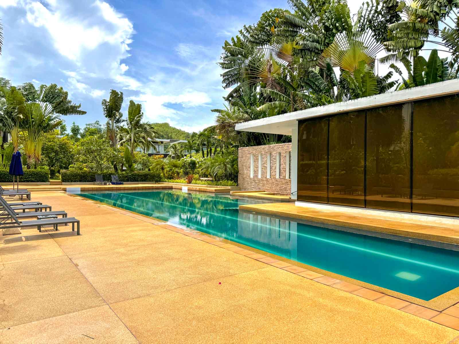 Exterior view of Tropical 2-Bedroom Condo for Sale in Lotus Gardens - Private Plunge Pool - 700m from Layan Beach