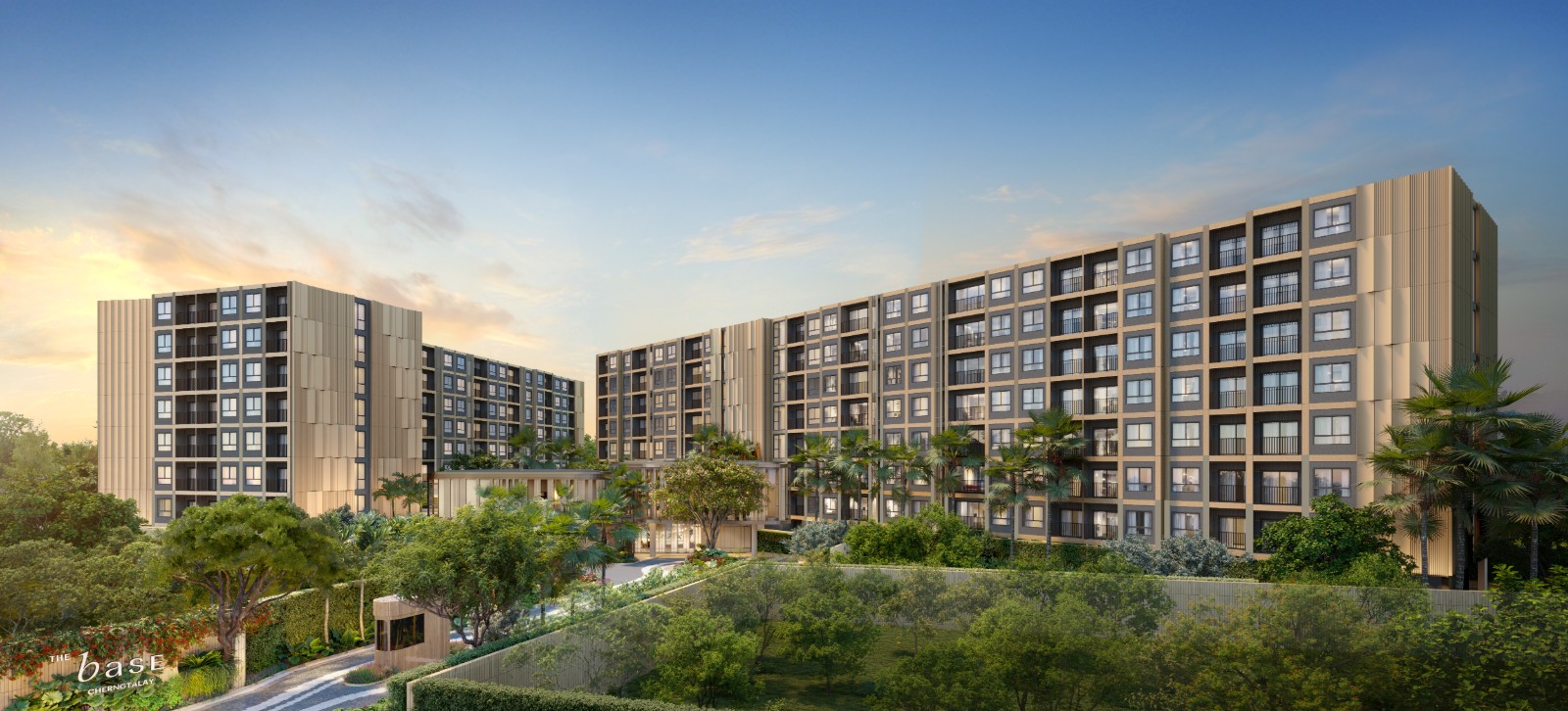 Interior view of Pet Friendly 1 Bedroom Apartment for Sale at The Base Cherngtalay