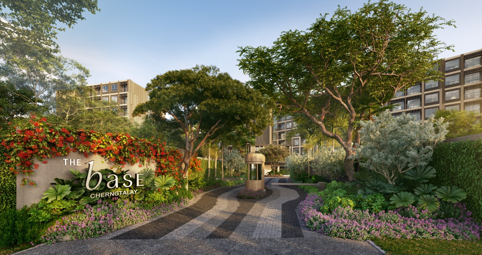 Interior view of Pet Friendly 1 Bedroom Apartment for Sale at The Base Cherngtalay