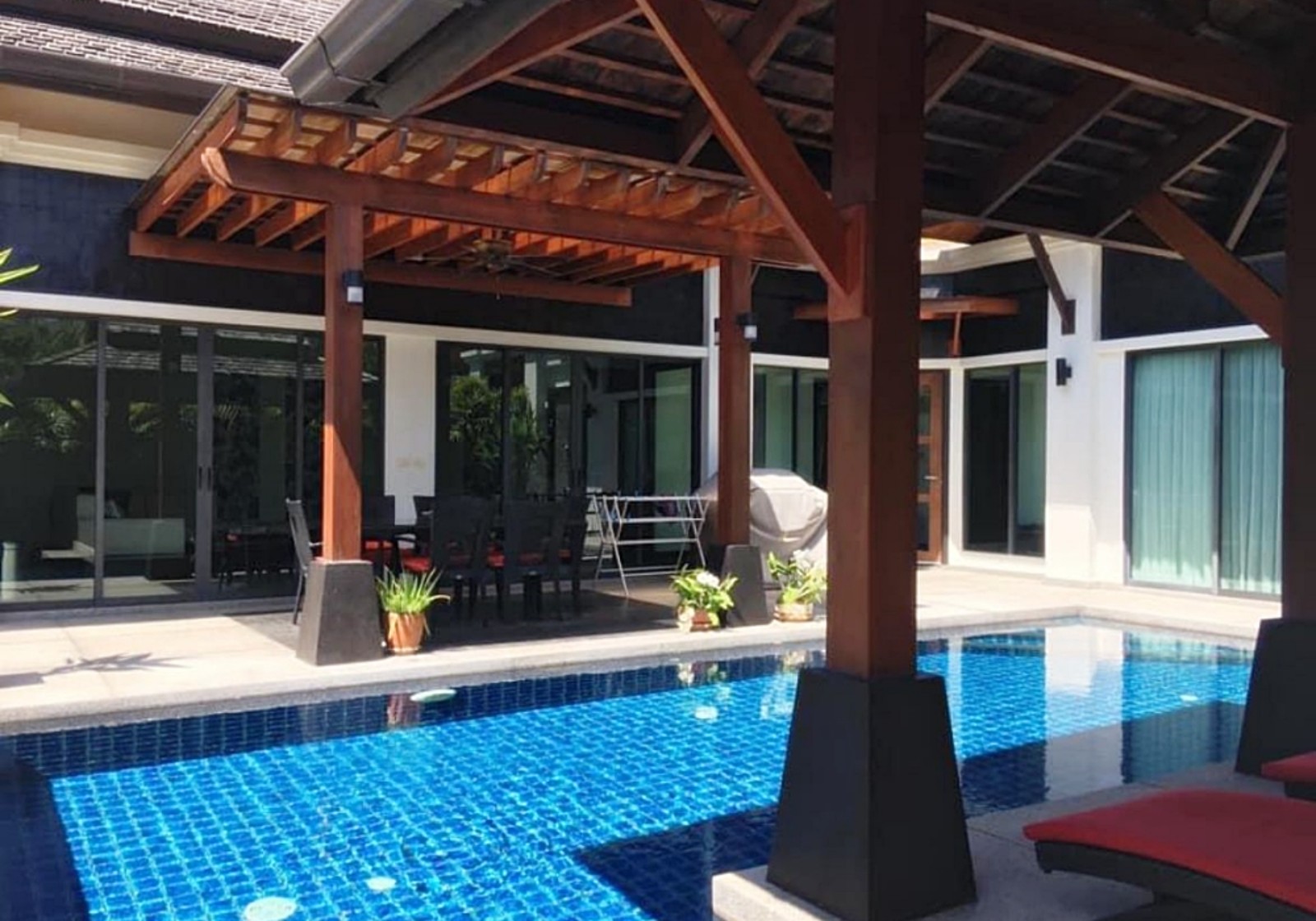 Interior view of 3 Bedroom Resale Pool Villa in Baan Lawadee Near Layan Beach
