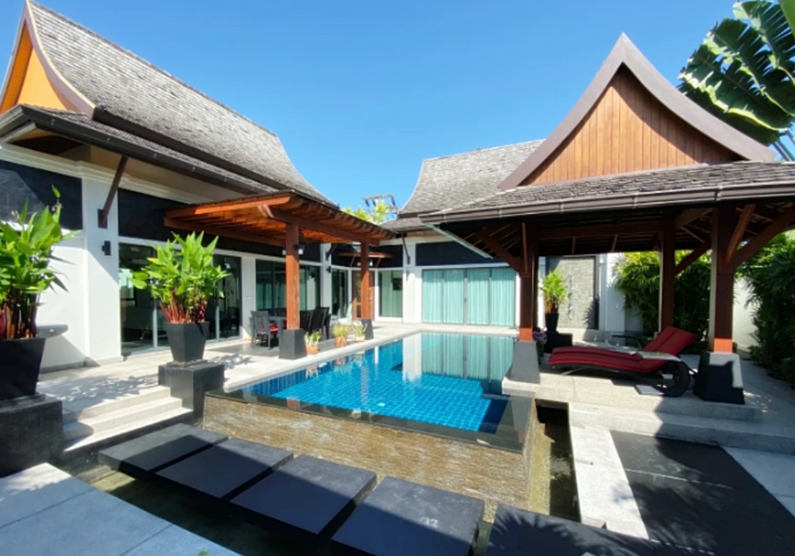 Interior view of 3 Bedroom Resale Pool Villa in Baan Lawadee Near Layan Beach