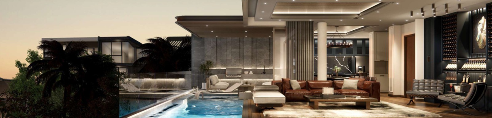 Interior view of 5 Bedroom Duplex Sky Pool Villa for Sale at Petit Tycoon, Surin Beach