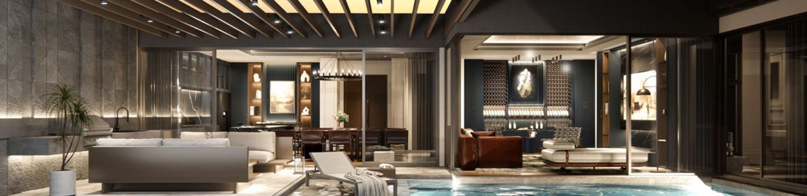 Interior view of 5 Bedroom Duplex Sky Pool Villa for Sale at Petit Tycoon, Surin Beach