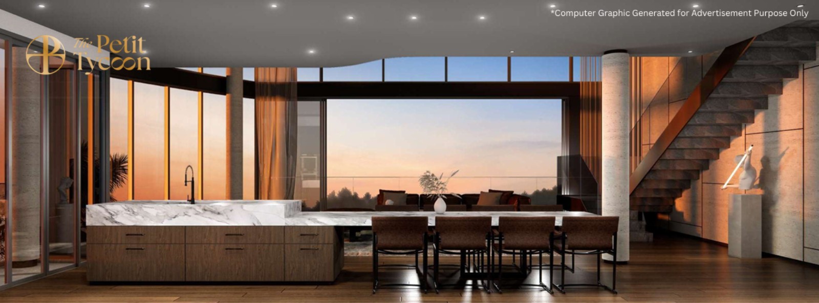 Interior view of 5 Bedroom Duplex Sky Pool Villa for Sale at Petit Tycoon, Surin Beach