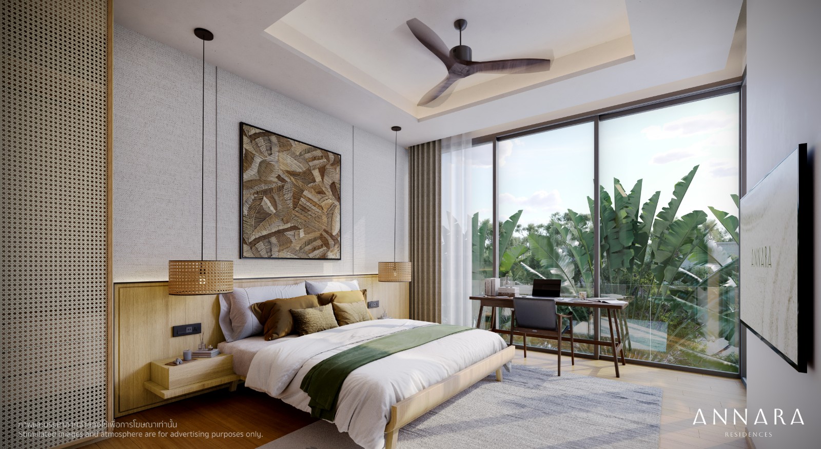 Interior view of 4 Bedroom Private Pool Villas for Sale in Annara, Pasak 8