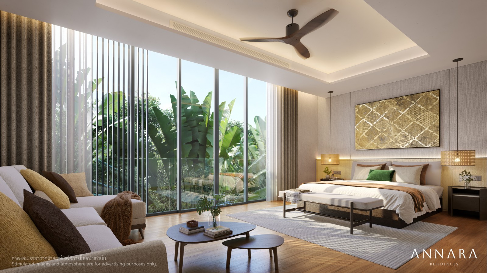 Interior view of 5 Bedroom Private Pool Villas for Sale in Annara Villas, Pasak 8