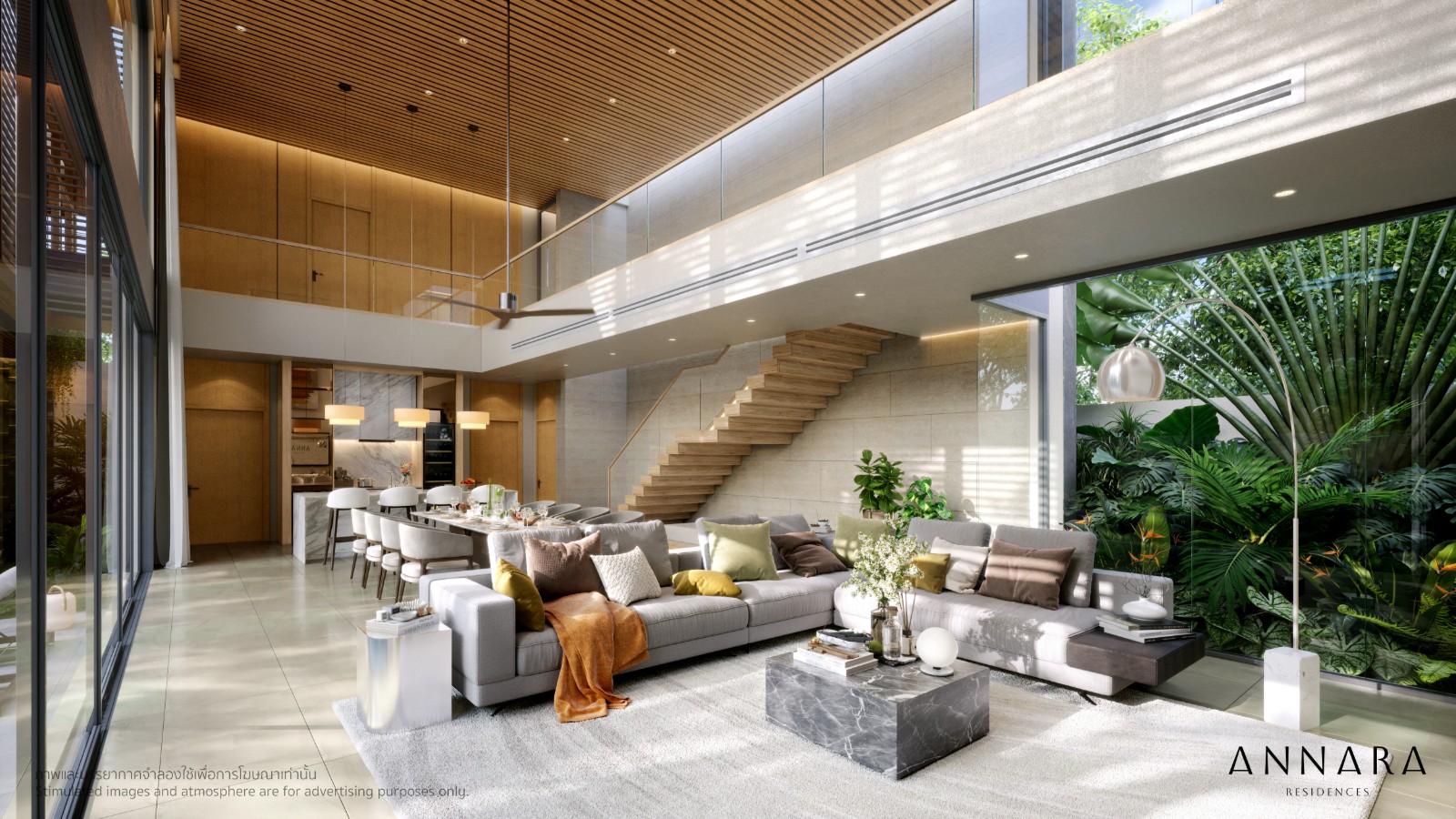Interior view of 5 Bedroom Private Pool Villas for Sale in Annara Villas, Pasak 8