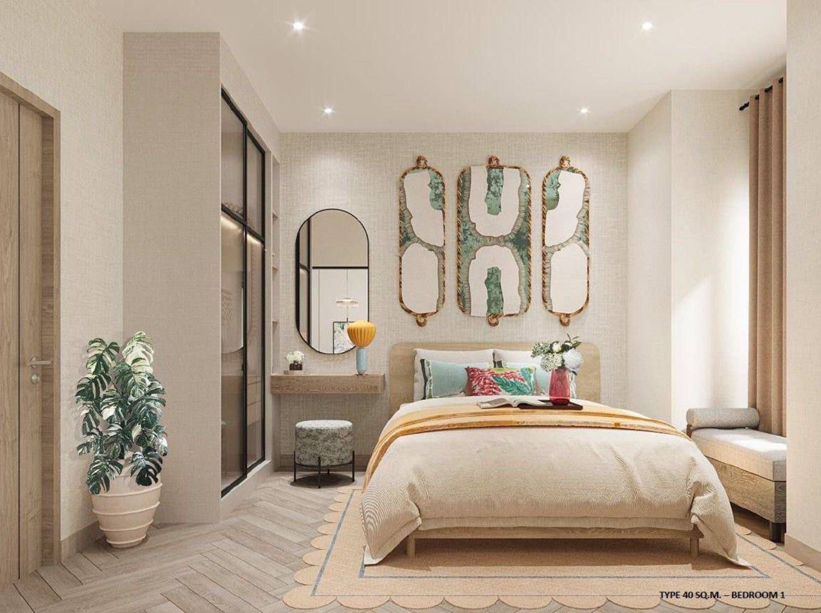Interior view of Large 2 Bedroom Apartment for Sale at The Title Adora, Rawai