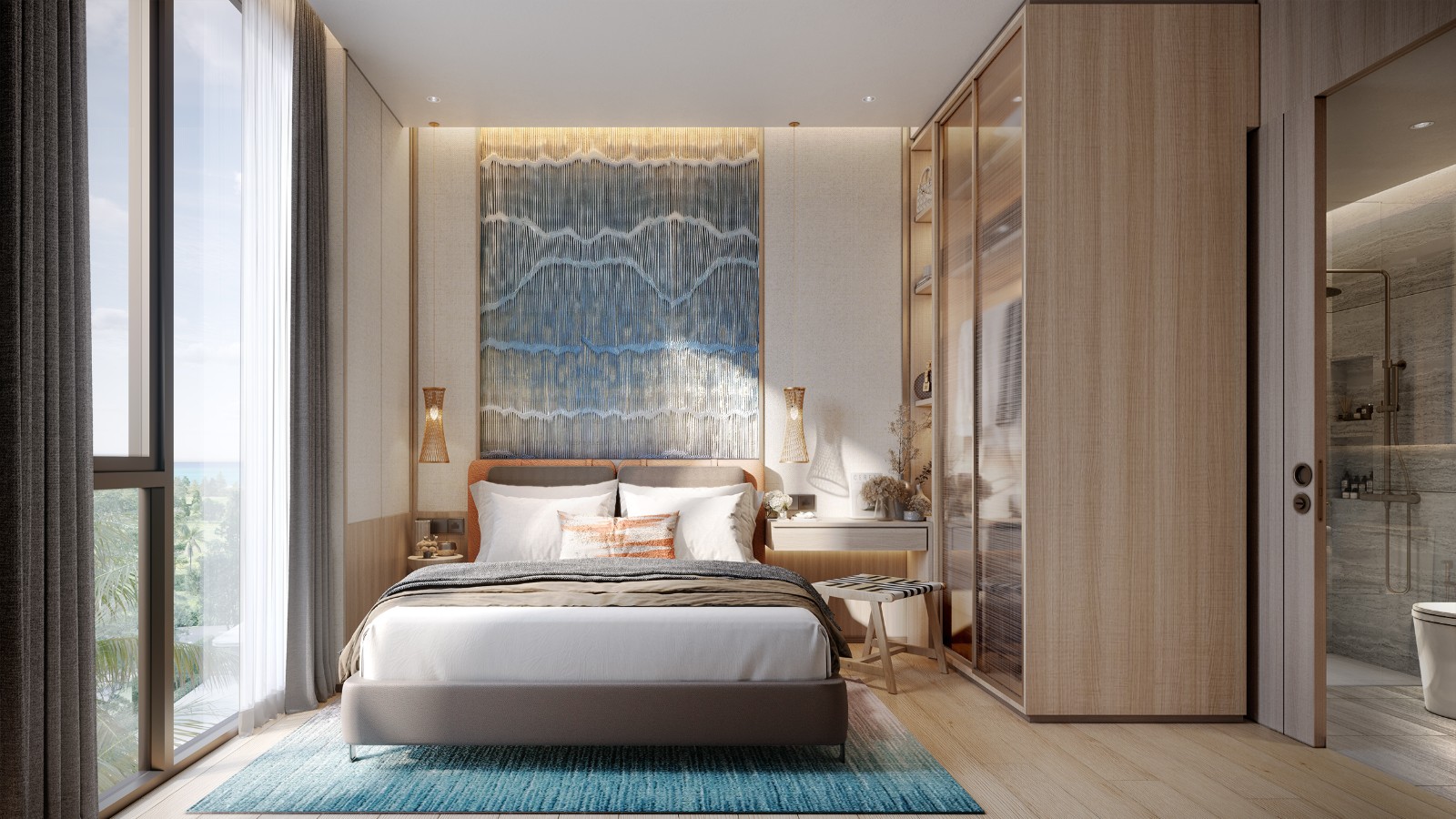 Interior view of 2 Bedroom Apartment for Sale at Peylaa, Bangtao