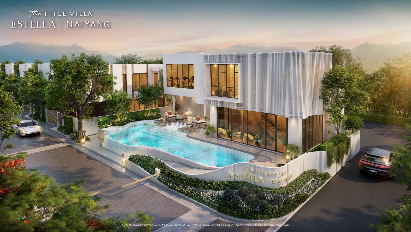 Interior view of SOLD OUT: 3 Bedroom Estella Pool Villa Walking Distance to Naiyang Beach
