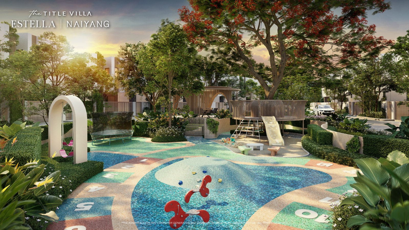 Interior view of SOLD OUT: 3 Bedroom Estella Pool Villa Walking Distance to Naiyang Beach