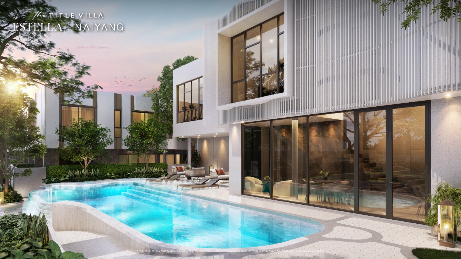 Interior view of SOLD OUT: 3 Bedroom Estella Villa with Large Land Plot Walking Distance to Naiyang Beach
