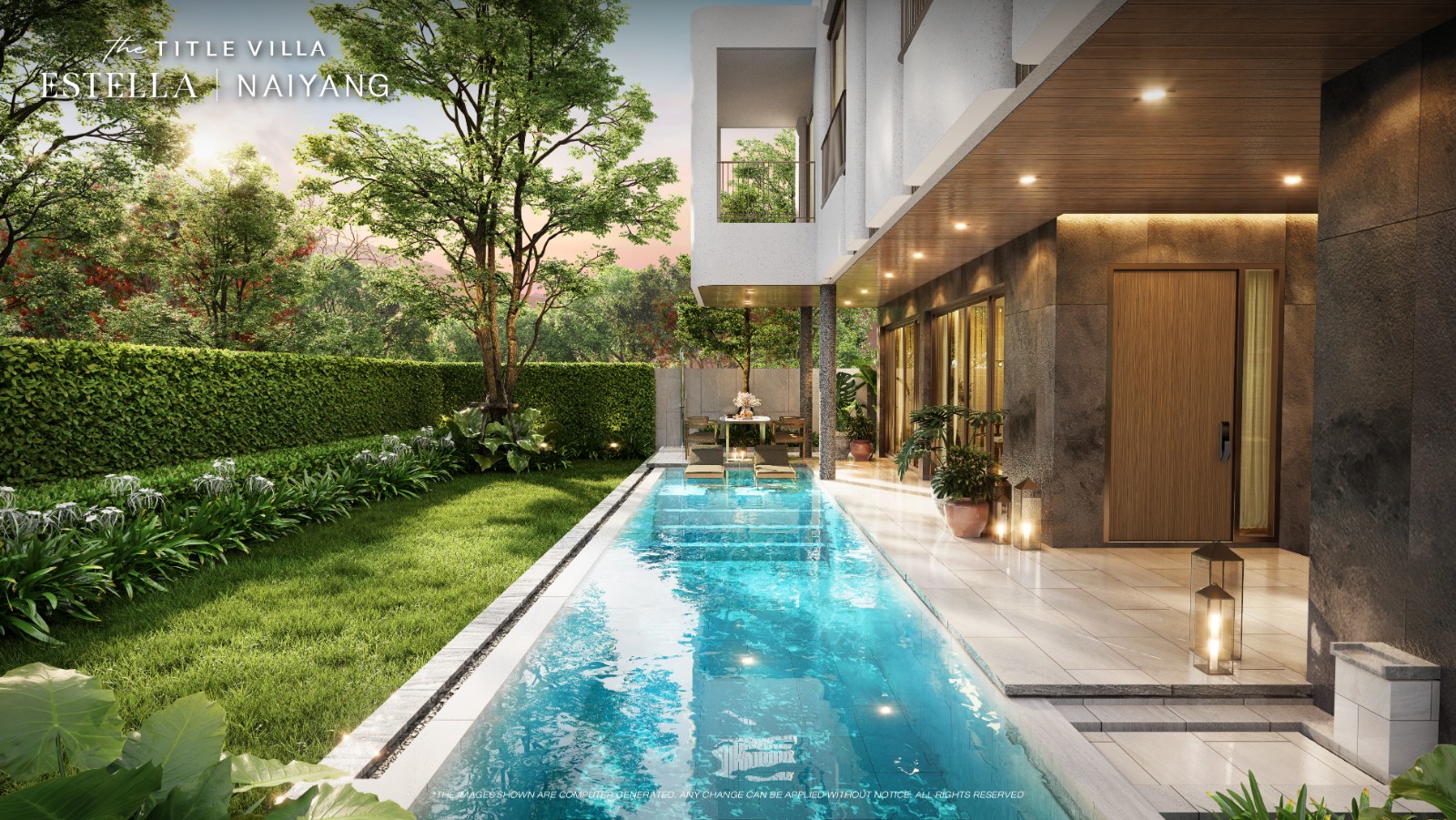 SOLD OUT: 3 Bedroom Estella Villa with Large Land Plot Walking Distance to Naiyang Beach