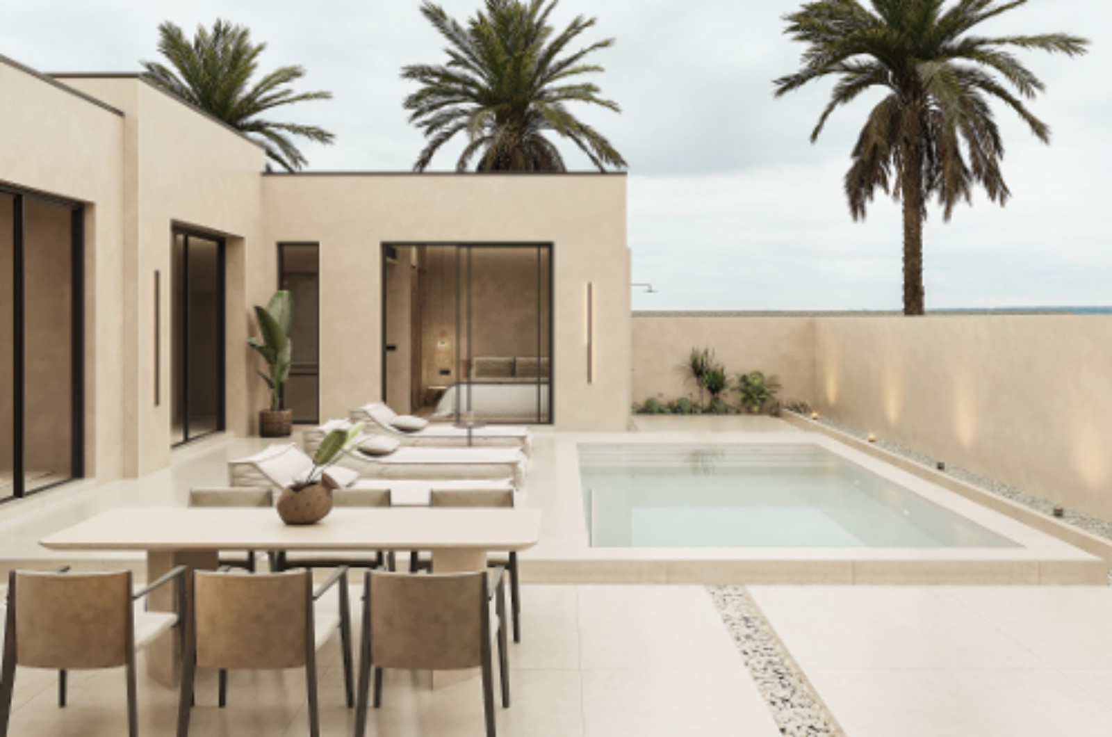 Interior view of 2 Bedroom Private Pool Villa in Skhai Sunrise Lake, Manik - Villa Palas