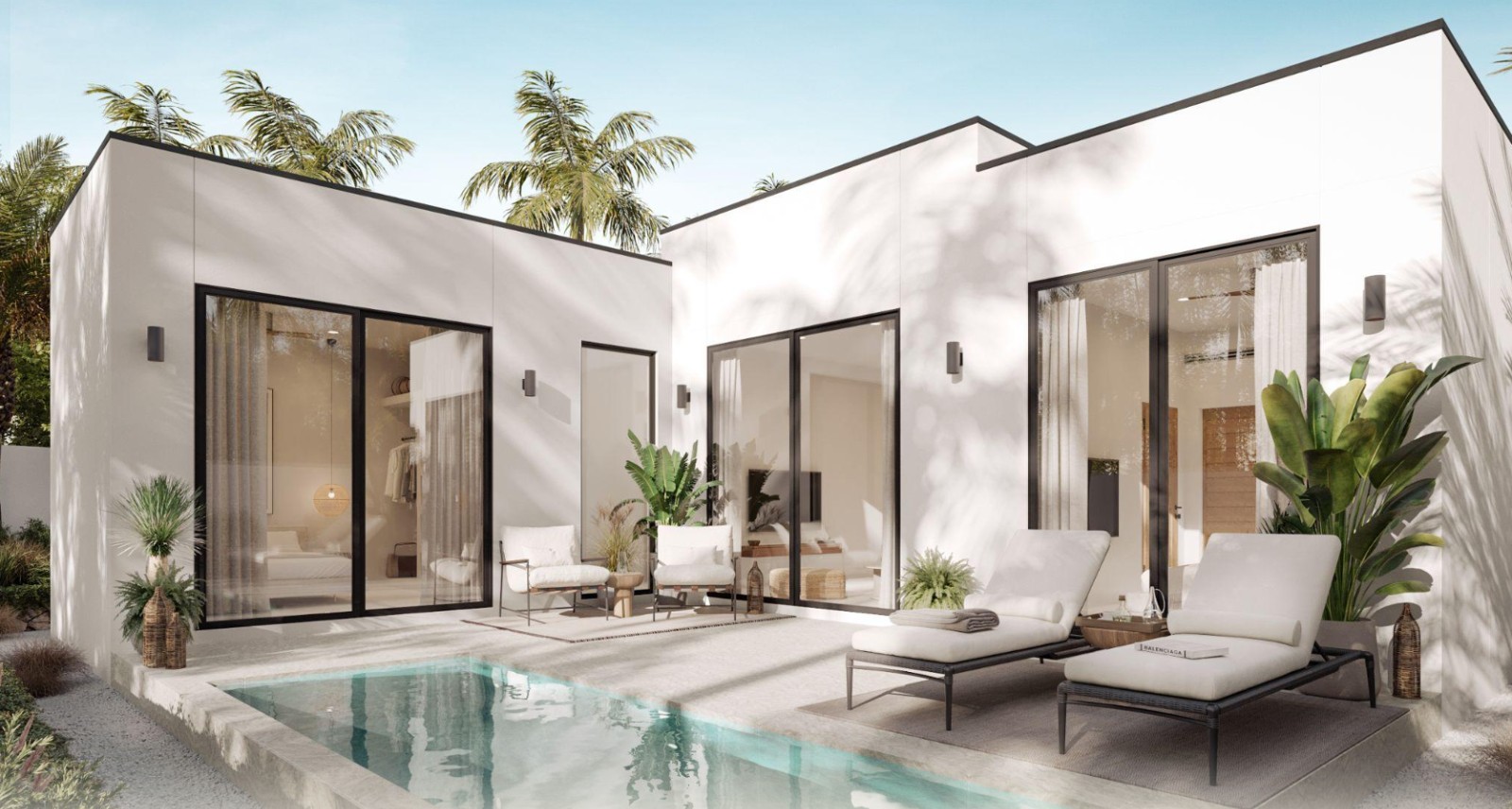 Interior view of 3 Bedroom Private Pool Villa in Skhai Sunrise Lake, Manik - Villa Palas