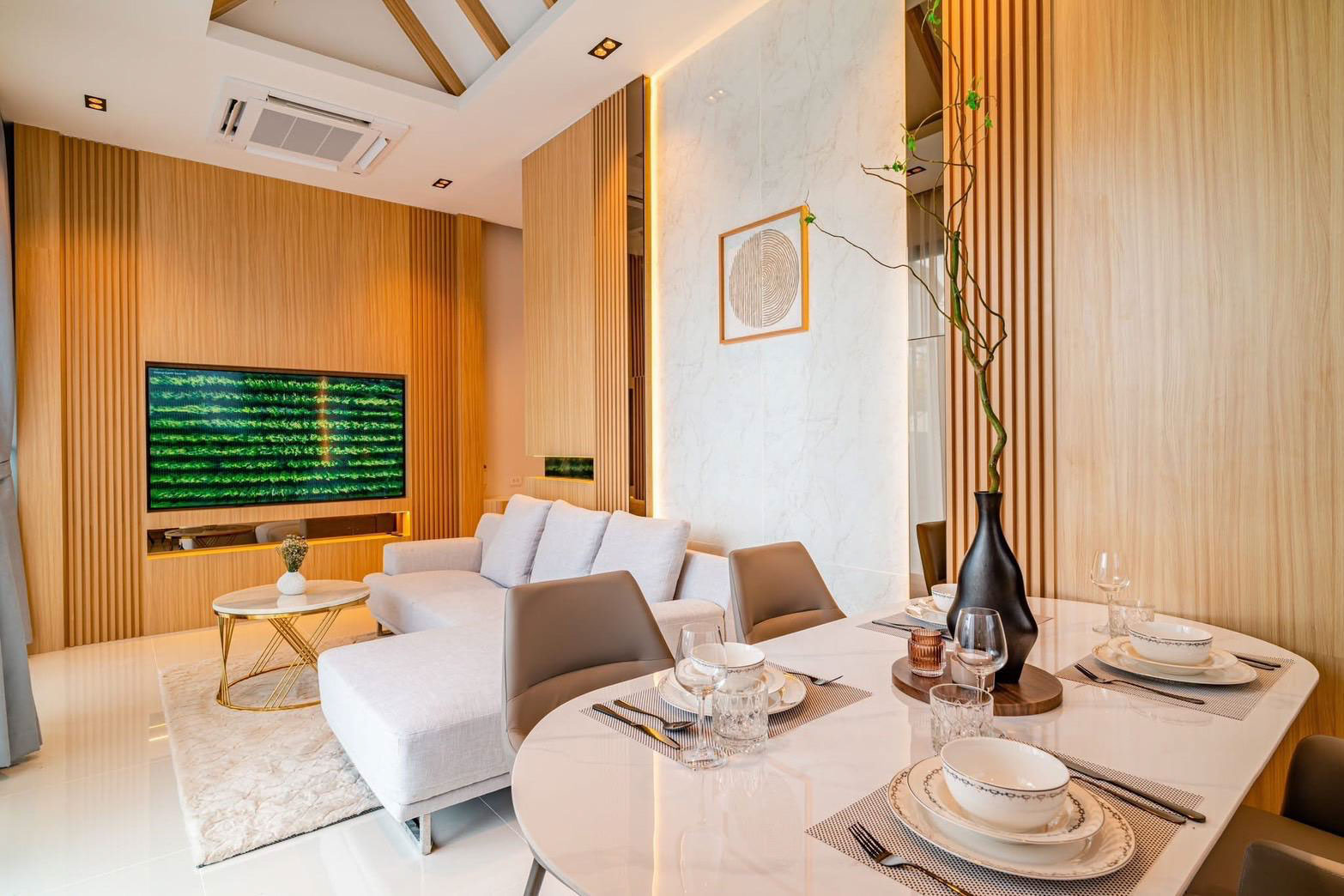 Interior view of Elegant 2-Bedroom Pool Villa for Sale in Narinsaya Villas, Nai Yang, Phuket