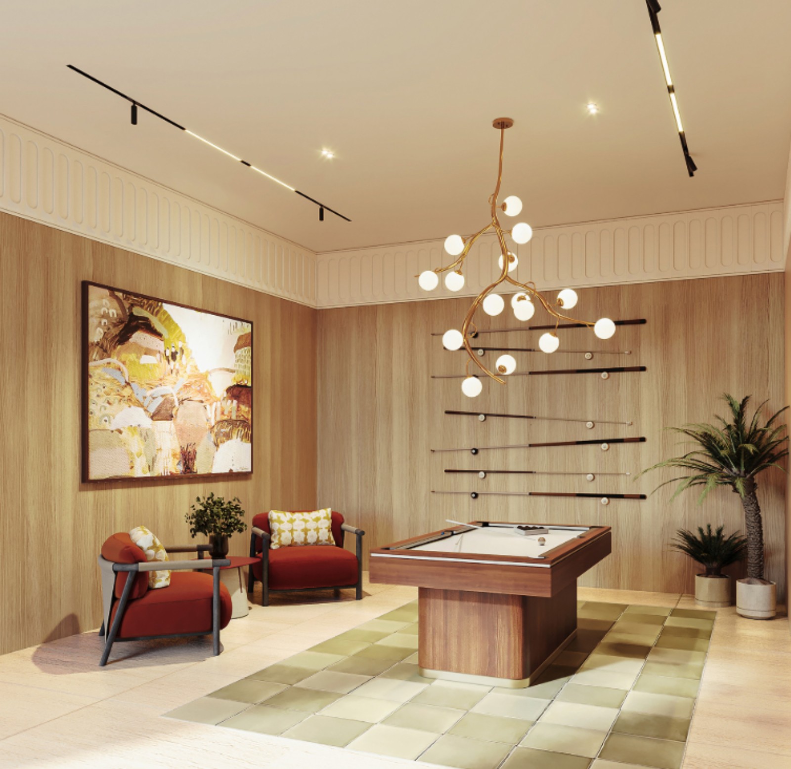 Interior view of 1 Bedroom Modern Condo for Sale at SO Lagoon, Bangtao