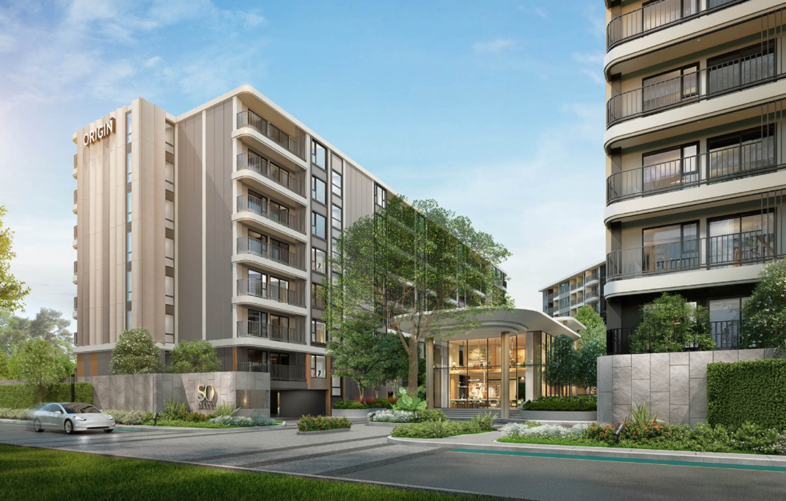 Interior view of 1 Bedroom Modern Condo for Sale at SO Lagoon, Bangtao