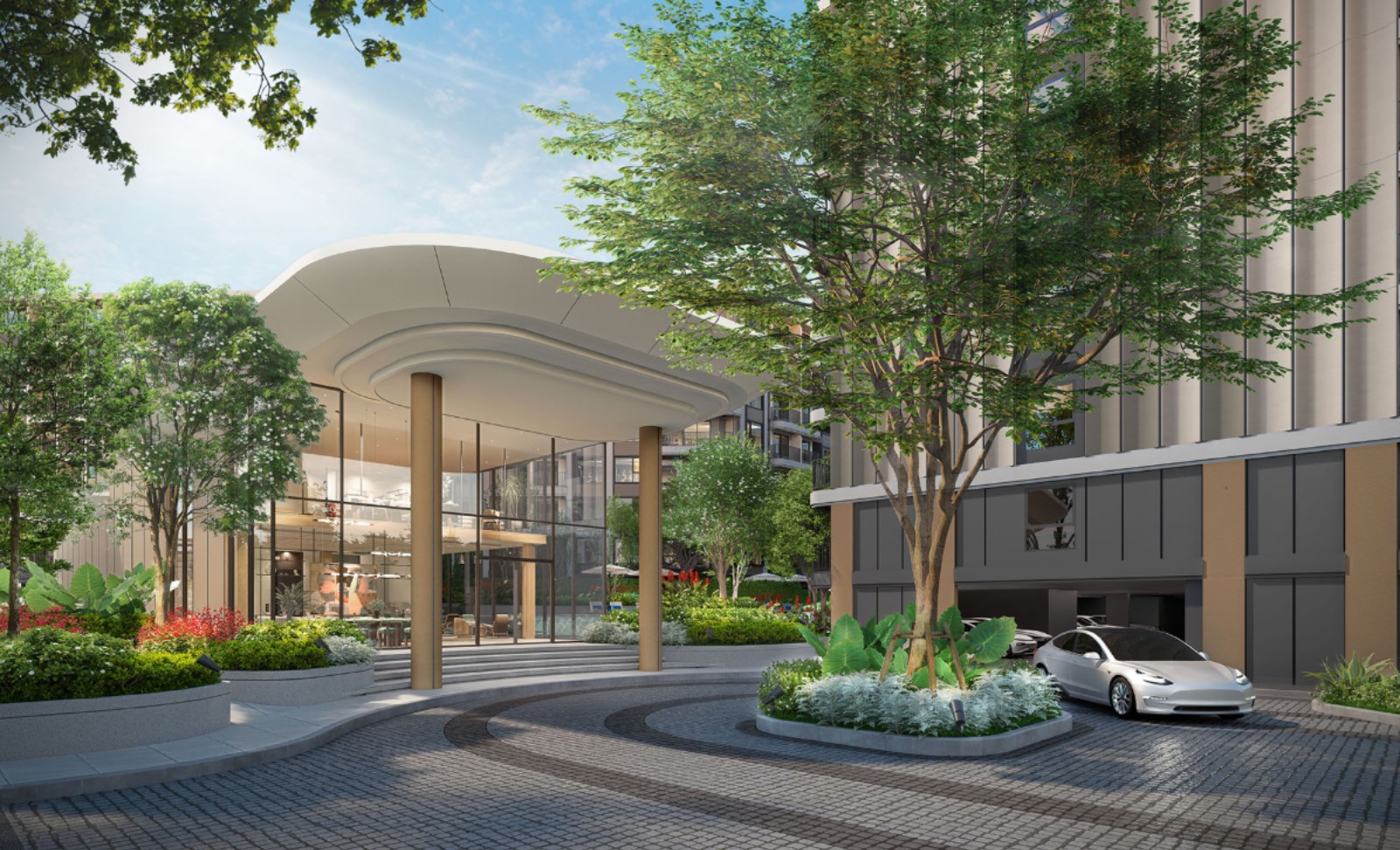 Interior view of 1 Bedroom Modern Condo for Sale at SO Lagoon, Bangtao
