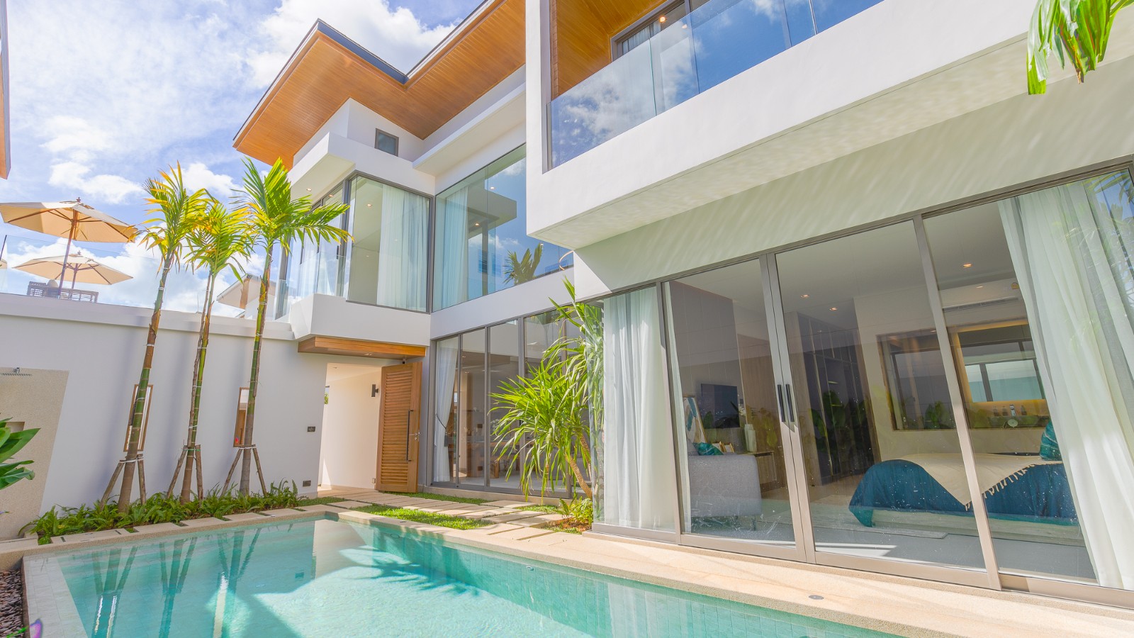 Interior view of 3 Bedroom Private Pool Villa with Large Plot at Zenithy Connext on Pasak 8 in Cherngtalay