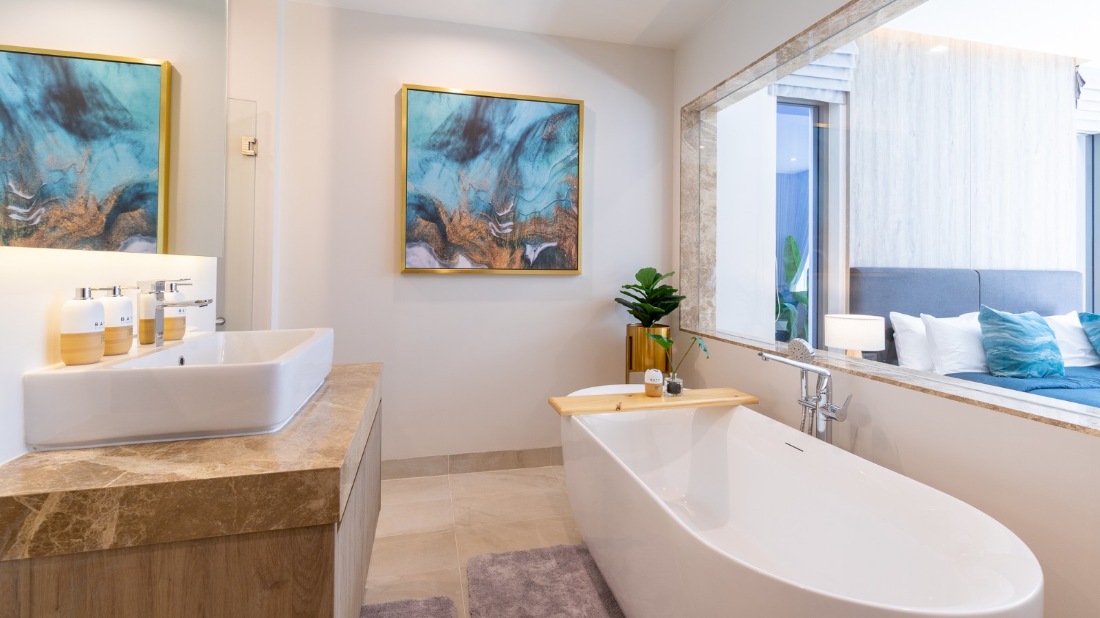 Interior view of 3 Bedroom Private Pool Villa with Large Plot at Zenithy Connext on Pasak 8 in Cherngtalay