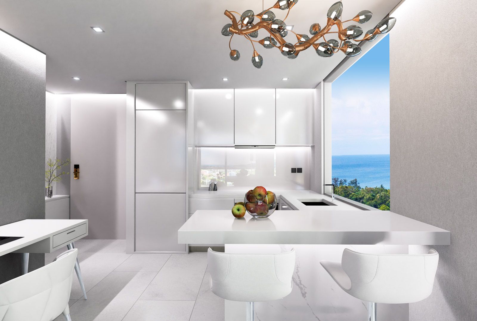 Interior view of 1 Bedroom Apartment for Sale at Kata View Condominium