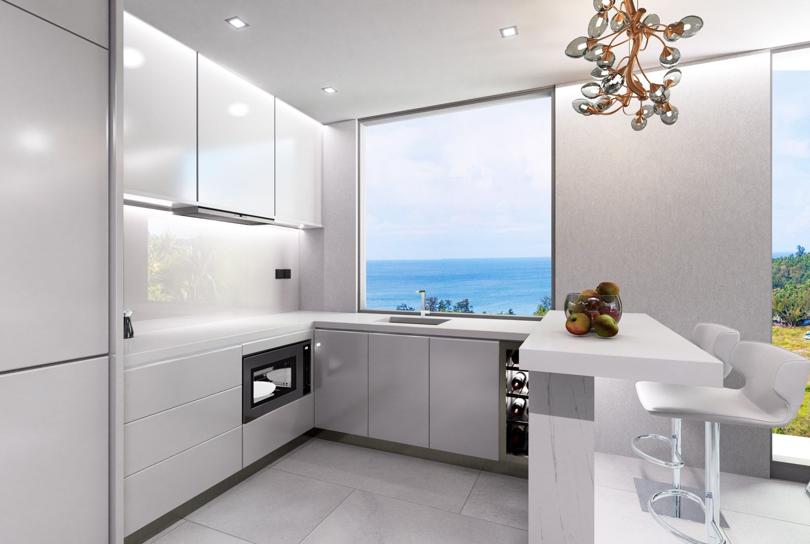 Interior view of 1 Bedroom Apartment for Sale at Kata View Condominium