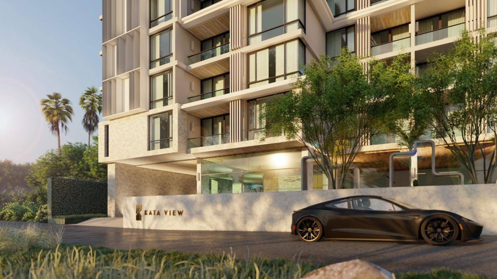 Interior view of 2 Bedroom Apartment for Sale at Kata View Condominium