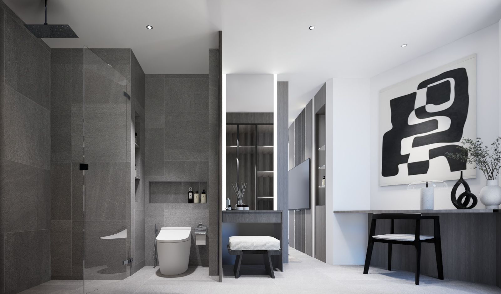 Interior view of 3 Bedroom Apartment for Sale at Citygate de Phuket Condominium