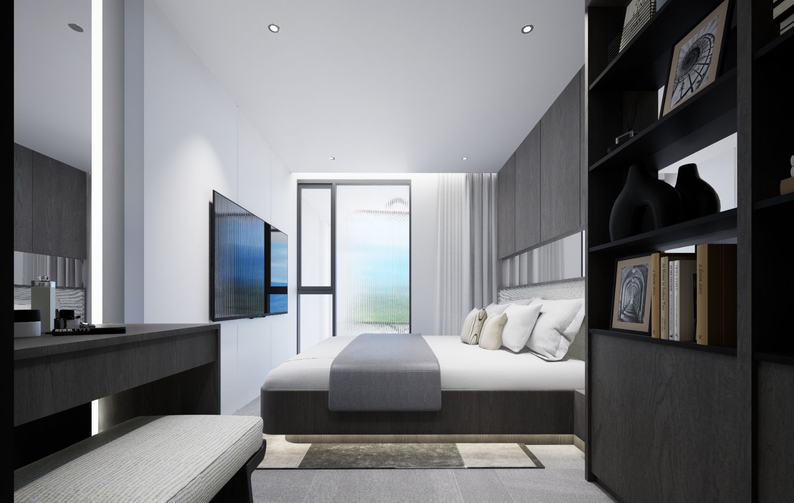 Interior view of 3 Bedroom Duplex Condo for Sale at Citygate de Phuket Condominium