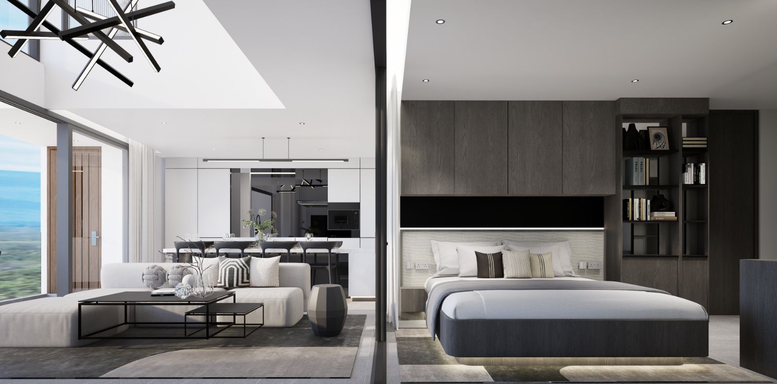Interior view of 3 Bedroom Duplex Condo for Sale at Citygate de Phuket Condominium