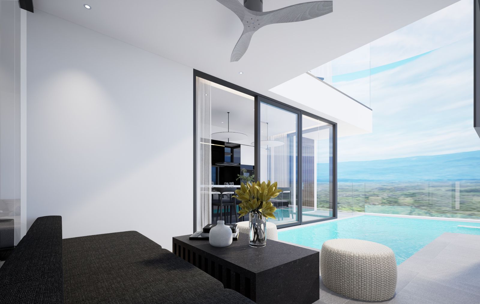 Interior view of Large 3 Bedroom Duplex Condo for Sale at Citygate de Phuket Condominium
