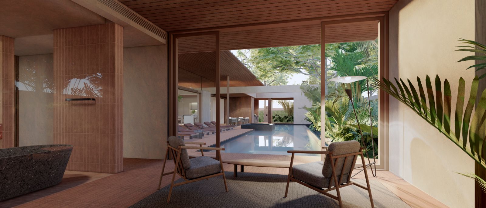 Interior view of Luxury 4 Bedroom Private Pool Villas at Tierra Quatro - Pru Jampa Valley, Phuket