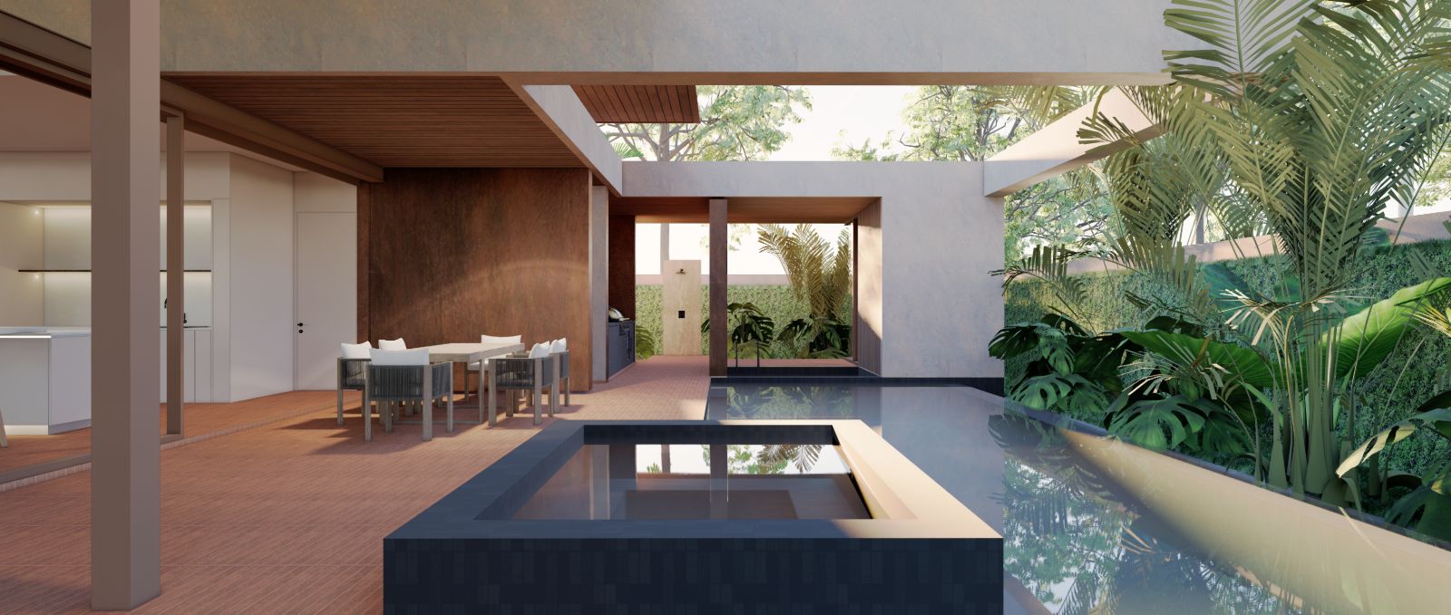 Interior view of Luxury 4 Bedroom Private Pool Villas at Tierra Quatro - Pru Jampa Valley, Phuket