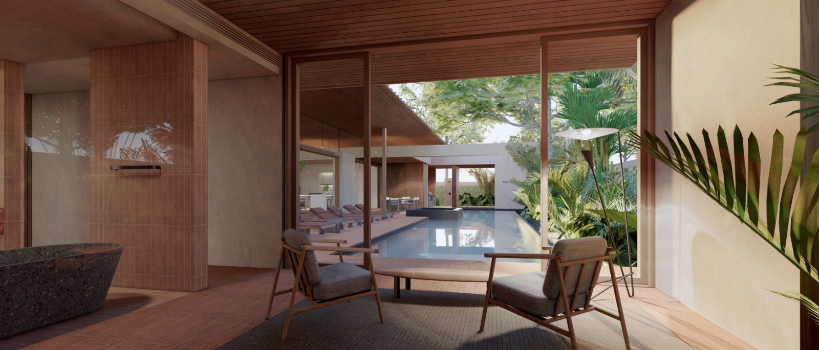 Interior view of Luxurious 5 Bedroom Private Pool Villas at Tierra Quatro - Pru Jampa Valley, Phuket