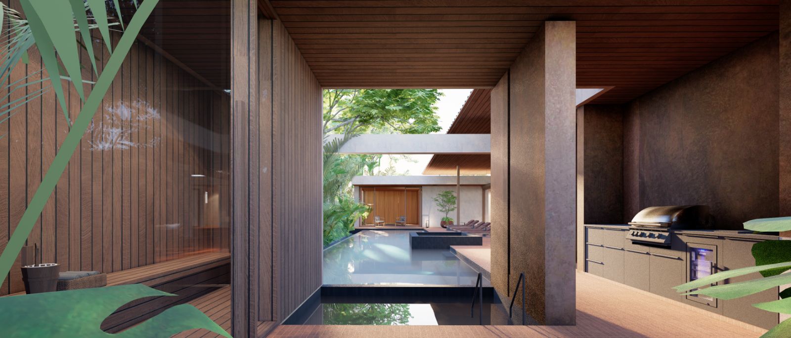 Interior view of Luxurious 5 Bedroom Private Pool Villas at Tierra Quatro - Pru Jampa Valley, Phuket