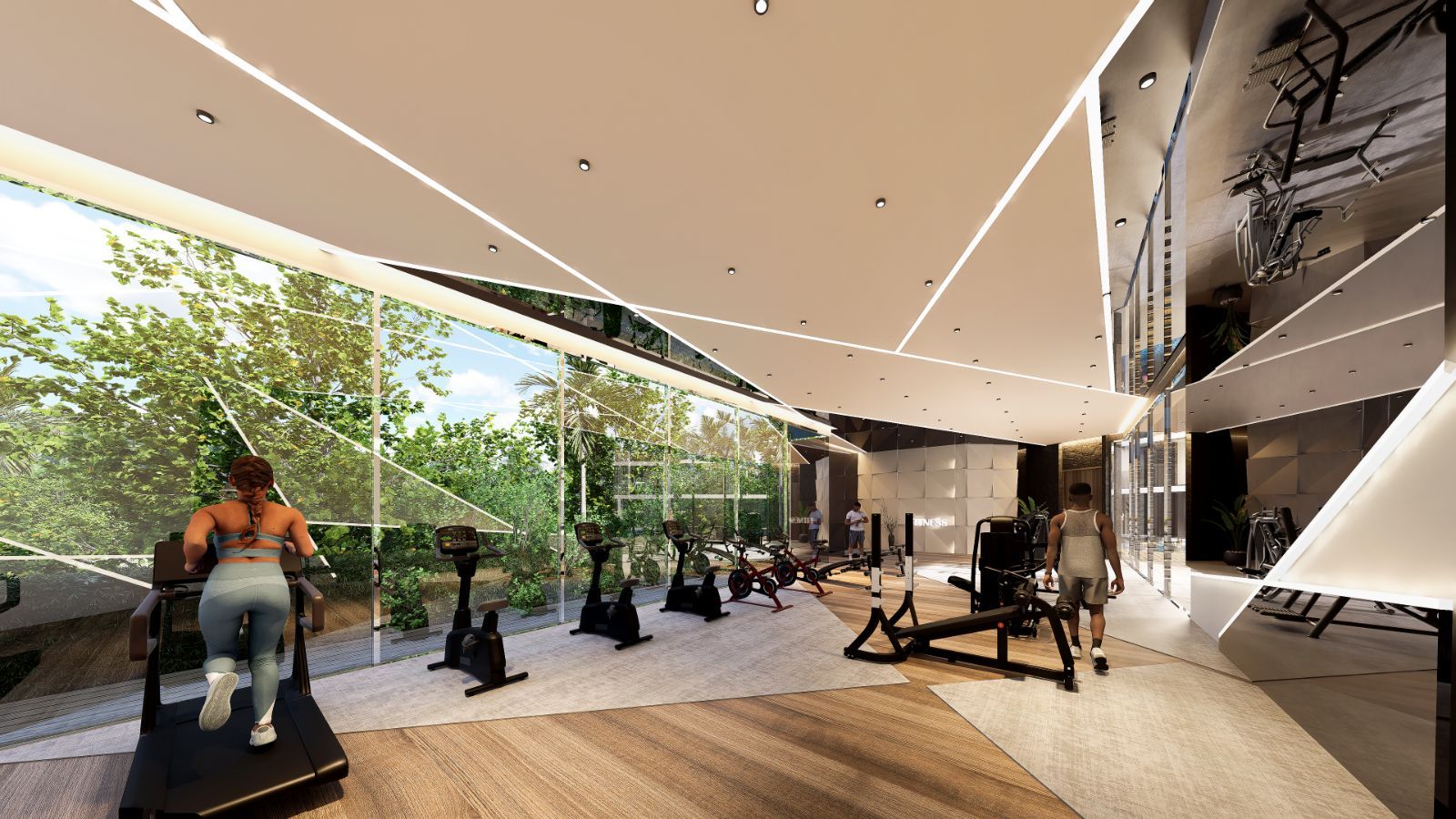 Interior view of 2 Bedroom Apartment for Sale at Next Point Condominium, Rawai