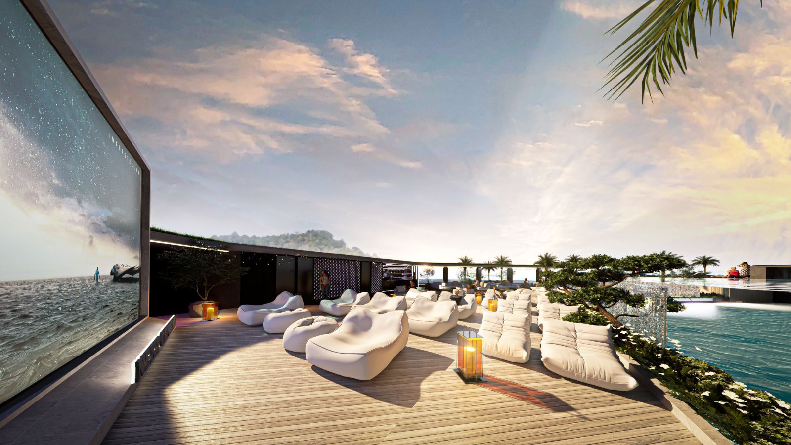 Interior view of 2 Bedroom Apartment for Sale at Next Point Condominium, Rawai